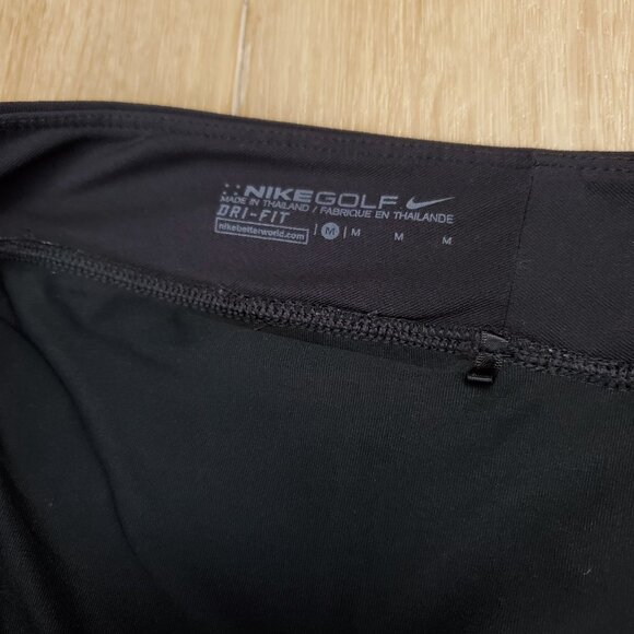 NIKE Womens Tournament Knit Golf Skort Black 726172-010 Size M Pickleball Tennis - Picture 10 of 15